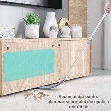 Stergator flexibil de praf SIKS®, maner extensibil, talpa plata, 136 cm, turcoaz Stergator flexibil de praf SIKS®, maner extensibil, talpa plata, 136 cm, turcoaz