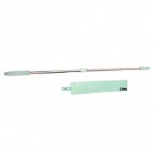 Stergator flexibil de praf SIKS®, maner extensibil, talpa plata, 136 cm, turcoaz