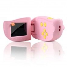 Camera video-foto digitala roz/galben, interactiva, cu jocuri pentru copii, full-hd, ecran 2 inch, 1080p Camera video-foto digitala roz/galben, interactiva, cu jocuri pentru copii, full-hd, ecran 2 inch, 1080p