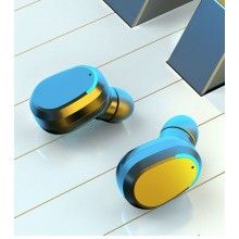 Casti in-ear SIKS®, true wireless, bluetooth, microfon incorporat, BT 5.2, afisaj, albastru Casti in-ear SIKS®, true wireless, bluetooth, microfon incorporat, BT 5.2, afisaj, albastru