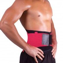 Centura modelatoare SIKS® pentru tonifiere, neopren, masura XL, negru/roz