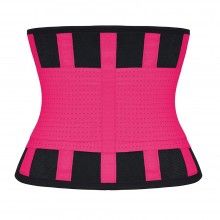 Centura modelatoare SIKS® pentru tonifiere, neopren, masura XXL, negru/roz
