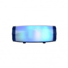 Boxa portabila SIKS® lumina ambientala multicolora, wireless, radio FM, albastru