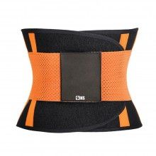Centura modelatoare SIKS® pentru tonifiere, neopren, masura XL, negru-portocaliu