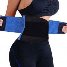 Centura modelatoare SIKS® pentru tonifiere, neopren, masura XXL, negru-albastru