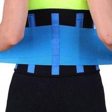 Centura modelatoare SIKS® pentru tonifiere, neopren, masura XXL, negru-albastru