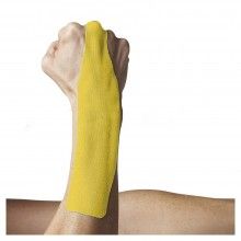 Banda Kinesiologica SIKS® pentru suportul muschilor, pentru sportivi si atleti, galben