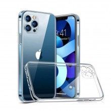 Husa pentru iPhone 12 PRO MAX SIKS®, silicon subtire, ultra slim, gel, transparenta