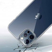 Husa pentru iPhone 12 PRO MAX SIKS®, silicon subtire, ultra slim, gel, transparenta