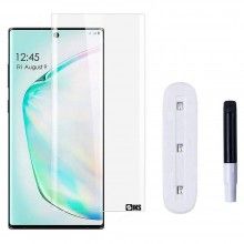 Folie din sticla SIKS® cu adeziv UV Digitech Glass pentru Samsung Galaxy Note 10 LITE, lampa UV inclusa, transparenta