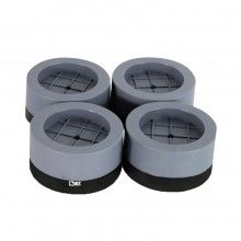 Set de 4 picioruse SIKS®, tampon anti-vibratie, suport anti-zgomot si antiderapante pentru electrocasnice/mobilier
