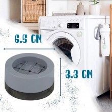 Set de 4 picioruse SIKS®, tampon anti-vibratie, suport anti-zgomot si antiderapante pentru electrocasnice/mobilier