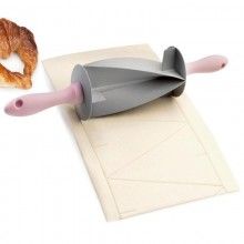 Sucitor pentru aluat de croissant SIKS®, 40 cm, roz/gri Sucitor pentru aluat de croissant SIKS®, 40 cm, roz/gri
