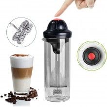 Spumator electric de lapte SIKS® cu pahar 450 ml, cu baterii Spumator electric de lapte SIKS® cu pahar 450 ml, cu baterii