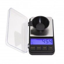 Cantar electronic de buzunar SIKS® pentru obiecte mici, afisaj LCD, diviziune 0.01 gr, portabil, negru