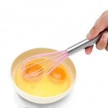 Set 5 Ustensile de Bucatarie SIKS® din Silicon Termorezistent, Tel, Pensula, Spatula Mare, Spatula Mica, Paleta, Roz
