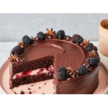 Forma SIKS® pentru Copt Prajituri, Tort, Material Silicon, Rotunda, 21.5x6 cm, Gri