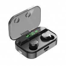 Casti Audio SIKS®, Fara Fir, In-Ear, baterie 2000 mAh, Bluetooth 5.1,Touch Control, True Wireless, Black,Durata Apel 4ore, Compa Casti Audio SIKS®, Fara Fir, In-Ear, baterie 2000 mAh, Bluetooth 5.1,Touch Control, True Wireless, Black,Durata Apel 4ore, Compa