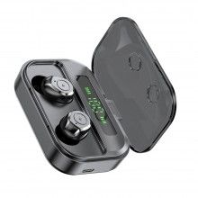 Casti Audio SIKS®, Fara Fir, In-Ear, baterie 2000 mAh, Bluetooth 5.1,Touch Control, True Wireless, Black,Durata Apel 4ore, Compa Casti Audio SIKS®, Fara Fir, In-Ear, baterie 2000 mAh, Bluetooth 5.1,Touch Control, True Wireless, Black,Durata Apel 4ore, Compa
