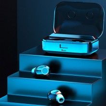 Casti Audio SIKS®, Fara Fir, In-Ear, baterie 2000 mAh, Bluetooth 5.1,Touch Control, True Wireless, Black,Durata Apel 4ore, Compa Casti Audio SIKS®, Fara Fir, In-Ear, baterie 2000 mAh, Bluetooth 5.1,Touch Control, True Wireless, Black,Durata Apel 4ore, Compa