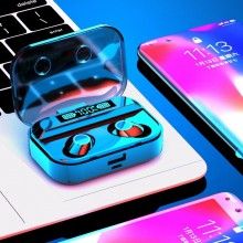 Casti Audio SIKS®, Fara Fir, In-Ear, baterie 2000 mAh, Bluetooth 5.1,Touch Control, True Wireless, Black,Durata Apel 4ore, Compa Casti Audio SIKS®, Fara Fir, In-Ear, baterie 2000 mAh, Bluetooth 5.1,Touch Control, True Wireless, Black,Durata Apel 4ore, Compa