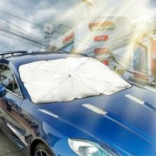 Parasolar Auto Pliabil SIKS®, pentru Masina, in Forma de Umbrela, Negru-Argintiu, Rezistent UV Parasolar Auto Pliabil SIKS®, pentru Masina, in Forma de Umbrela, Negru-Argintiu, Rezistent UV