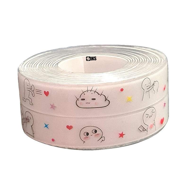Banda adeziva izolanta SIKS®, antistropi, pentru baie si bucatarie, rezistenta, usor de curatat, 3.2 m, model "Heart" Banda adeziva izolanta SIKS®, antistropi, pentru baie si bucatarie, rezistenta, usor de curatat, 3.2 m, model "Heart"