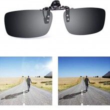 Lentile Pentru Ochelari CLIPS ON SIKS, Polarizate, Ideale Pentru Condus Ziua, Negru