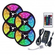 Banda LED SIKS®, lumini multicolore, telecomanda, 20m