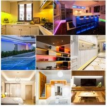 Banda LED SIKS®, lumini multicolore, telecomanda, 20m