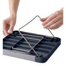 Raft extensibil SIKS, 3 picioare, A552, Lungime maxima 40cm, gri/gri inchis