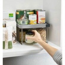 Raft extensibil SIKS, 3 picioare, A552, Lungime maxima 40cm, gri/gri inchis