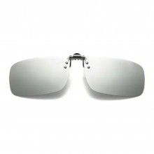 Lentile pentru Ochelari Clips On SIKS, Polarizate, Ideale pentru Condus Ziua, Lentile Oglindate, Negru
