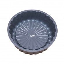 Forma SIKS pentru Copt Prajituri, Tort, Material Silicon, Rotunda, 20x6 cm, Gri