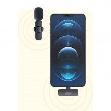 Microfon Tip Lavaliera pentru Smartphone, pentru Iphone, Wireless, Omnidirectional, Negru Microfon Tip Lavaliera pentru Smartphone, pentru Iphone, Wireless, Omnidirectional, Negru