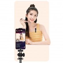 Microfon Tip Lavaliera pentru Smartphone, pentru Iphone, Wireless, Omnidirectional, Negru Microfon Tip Lavaliera pentru Smartphone, pentru Iphone, Wireless, Omnidirectional, Negru