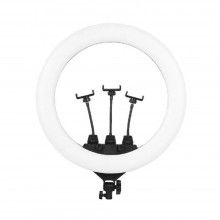 Lampa Circulara SIKS Ring Light LED Make-UP 45cm, 18inch, 3 Moduri De Lumina, 10 Trepte Reglaj, Suport Telefon, Telecomanda S... Lampa Circulara SIKS Ring Light LED Make-UP 45cm, 18inch, 3 Moduri De Lumina, 10 Trepte Reglaj, Suport Telefon, Telecomanda S...