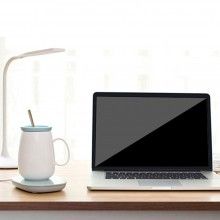Incalzitor Electric Inteligent SIKS pentru Ceai, Cafea, Control Tactil, Alimentare Priza, Alb