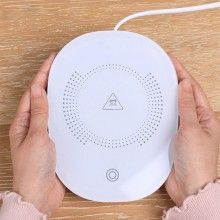 Incalzitor Electric Inteligent SIKS pentru Ceai, Cafea, Control Tactil, Alimentare Priza, Alb