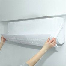 Deflector Aer Conditionat SIKS, Protectie Aer Rece, Lungime Reglabila 56-108 cm, Alb