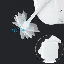 Deflector Aer Conditionat SIKS, Protectie Aer Rece, Lungime Reglabila 56-108 cm, Alb