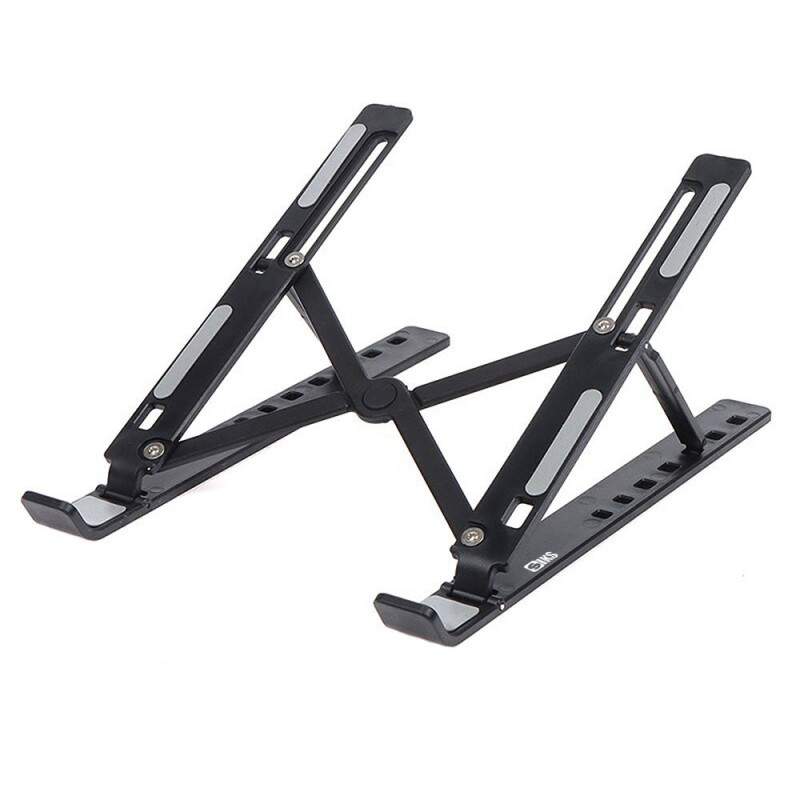 Suport laptop SIKS pliabil, universal, aluminiu rezistent, negru