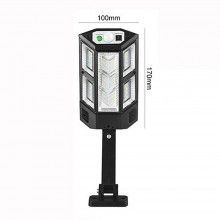 Lampa Solara SIKS, 43 LED, Montare pe Perete, Senzor de Miscare, Pozitie Reglabila, 3 Moduri de Iluminare, Negru Lampa Solara SIKS, 43 LED, Montare pe Perete, Senzor de Miscare, Pozitie Reglabila, 3 Moduri de Iluminare, Negru
