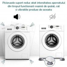 Set 4 Picioruse Amortizare EDAR, Tampon Anti-Vibratie, Antiderapante, Suport Anti-Zgomot pentru Mobilier sau Electrocasnice, ... Set 4 Picioruse Amortizare EDAR, Tampon Anti-Vibratie, Antiderapante, Suport Anti-Zgomot pentru Mobilier sau Electrocasnice, ...