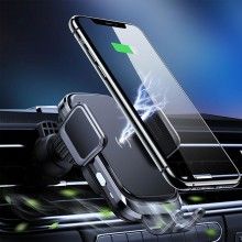 Suport Auto EDAR pentru Telefon, 15W, Incarcare Rapida Wireless, Sistem de Prindere pe Ventilatie sau Bord, Pozitie Ajustabil... Suport Auto EDAR pentru Telefon, 15W, Incarcare Rapida Wireless, Sistem de Prindere pe Ventilatie sau Bord, Pozitie Ajustabil...