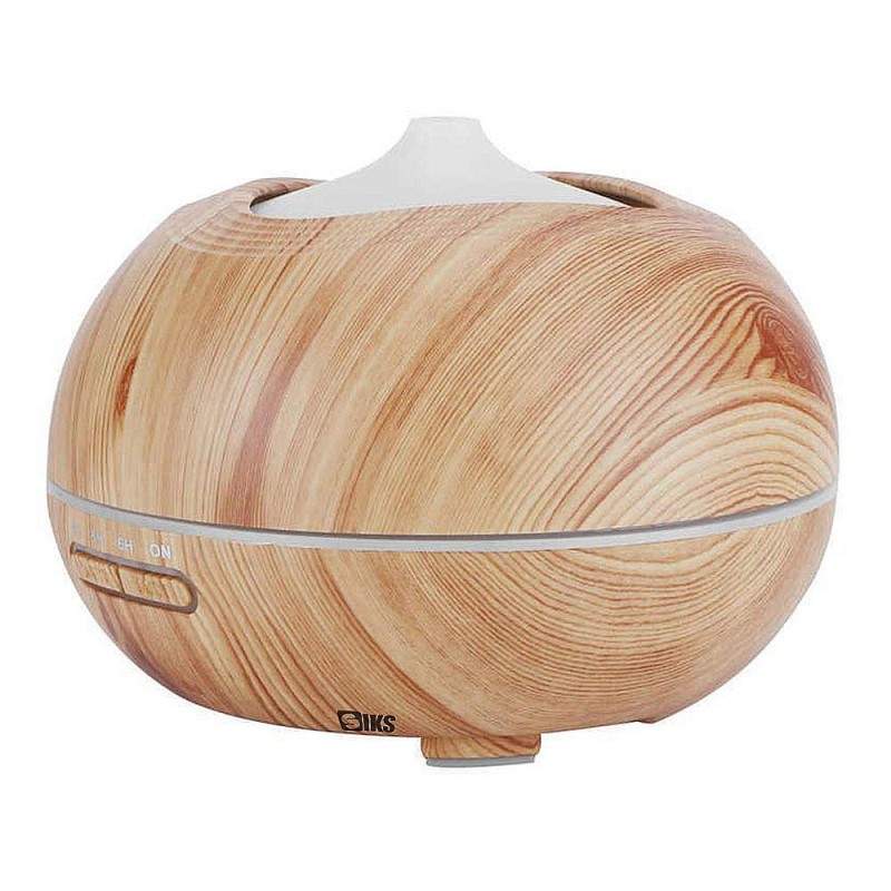 Umidificator SIKS model triunghi, difuzor aroma, 400 ml, lemn deschis Umidificator SIKS model triunghi, difuzor aroma, 400 ml, lemn deschis