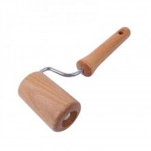 Sucitor EDAR Tip Rola Pentru Intins Aluat, 1 Capat Din Lemn, Dimensiuni 18x7 cm