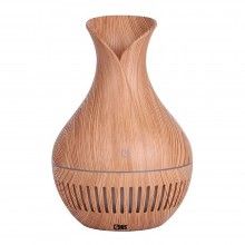 Umidificator ultrasunete SIKS, model linii, difuzor aroma, 150 ml, lemn deschis