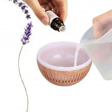 Umidificator ultrasunete SIKS, model linii, difuzor aroma, 150 ml, lemn deschis