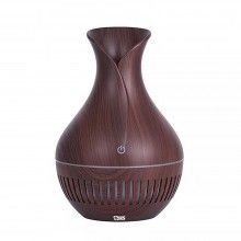 Umidificator ultrasunete SIKS, model linii, difuzor aroma, 150 ml, lemn inchis